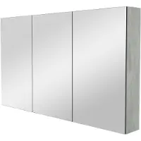 Storke Reflecta spiegelkast 130 x 75 cm beton donkergrijs