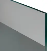 Balmani Modular douchewand rookglas met matte strook 33 x 200 cm