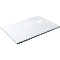 Luca Varess Soft douchebak 100 x 70 cm acryl glanzend wit