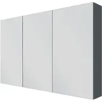 Linie Montro spiegelkast 120 x 75 cm blauw antraciet