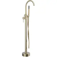REA Lungo - Inbouw Badmengkraan - Geborsteld Goud - 26X20,5X110,5CM