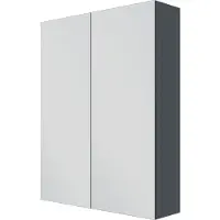 Linie Montro spiegelkast 60 x 75 cm blauw antraciet