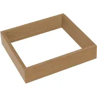 Balmani Legno sokkel voor badkamerkast verweerde eik 45 x 35 cm