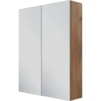 Linie Montro spiegelkast 60 x 75 cm bruine eik