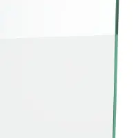Linie Walk-In douchewand helder glas met matte strook 136 x 200 cm