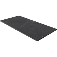 Luca Varess Suite douchebak 180 x 90 cm composietmarmer Marble Dark