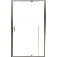 Luca Varess Vidor Telescope douche draaideur 120 cm x 190 cm Helder glas glanzend chroom profiel