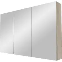 Linie Montro spiegelkast 120 x 75 cm grijze eik