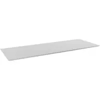 Balmani Eclips enkel of dubbel wastafelblad mat witte Solid Surface 150 x 55 cm