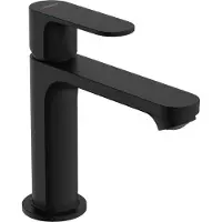 Hansgrohe Wastafelmengkraan rebris s eengreeps 110 coolstart zonder afvoer mat zwart