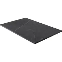 Luca Varess Suite douchebak 140 x 90 cm composietmarmer Marble Dark