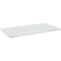 Linie Lado enkel wastafelblad mat wit composiet marmer 90 x 46 cm