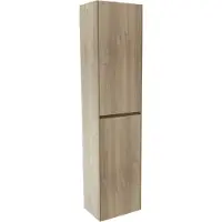 Storke Edge zwevende badkamerkast ruwe eik 40 x 30 x 170 cm