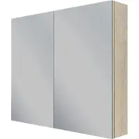 Linie Montro spiegelkast 90 x 75 cm natuur eik