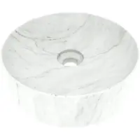 Balmani Fato waskom Carrara marmer rond Ø 37,5 cm