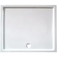 Linie Mango douchebak 80 x 80 cm acryl glanzend wit