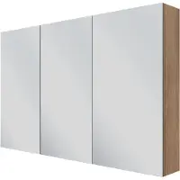 Linie Montro spiegelkast 120 x 75 cm bruine eik
