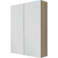 Linie Montro spiegelkast 60 x 75 cm licht eiken