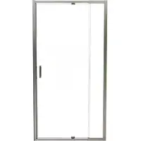 Luca Varess Vidor Telescope douche draaideur 100 cm x 190 cm Helder glas glanzend chroom profiel