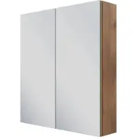 Linie Montro spiegelkast 70 x 75 cm bruine eik