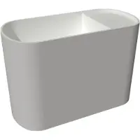 Balmani Livo fonteintje 42 x 20 cm matte Solid Surface