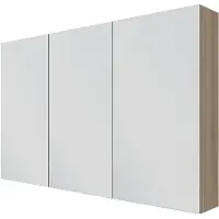 Linie Montro spiegelkast 120 x 75 cm lichte eik