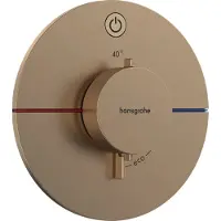 Hansgrohe Showerselect Comfort S inbouw thermostaat Brushed Bronze