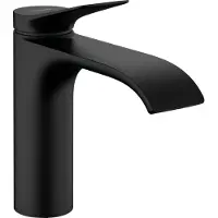 Hansgrohe Wastafelmengkraan vivenis eengreeps 110 coolstart zonder afvoer mat zwart