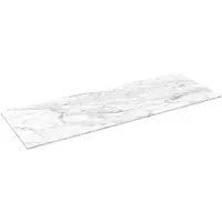 Balmani Stretto enkel of dubbel tablet Carrara marmer 150 x 55 cm