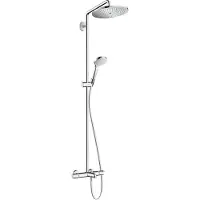 Hansgrohe Croma select s Showerpipe - 280 - 1jet - met bad - thermostaat - hoogglans chroom 26792000