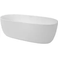 Luca Varess Bolla ovaal air whirlpool 180 x 80 cm acryl mat wit