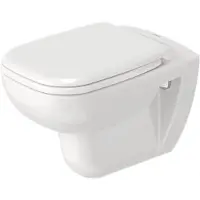 Duravit D-Code Closet Wand set inclusief Zitting 35,5x54,5 cm Wit