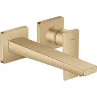 Hansgrohe Wastafelkraan metropol afbouwdeel 22.5 cm uitloop brushed bronze