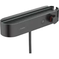 Hansgrohe ShowerTablet Select 400 opbouw douchethermostaat mat zwart