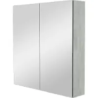 Storke Reflecta spiegelkast 75 x 75 cm beton donkergrijs