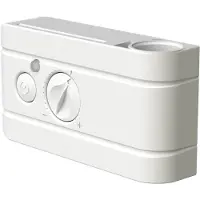 VIPERA radiator thermostaat voor elektrische handdoekradiator analoog wit