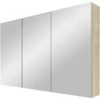 Linie Montro spiegelkast 120 x 75 cm natuur eik