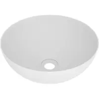 Luca Varess Supra waskom mat witte porselein rond Ø 36 cm