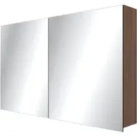 Balmani Lucida spiegelkast 120 x 72 cm Amerikaans notenhout
