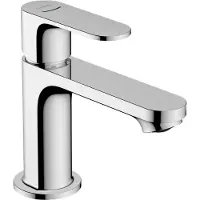Hansgrohe Rebris S - Toiletkraan - Ééngreeps bediening - Zonder waste - 80mm maat - Voor koud water - Chroom
