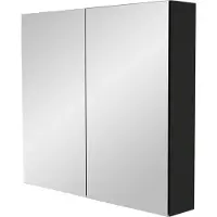 Storke Reflecta spiegelkast 85 x 75 cm Mat Zwart