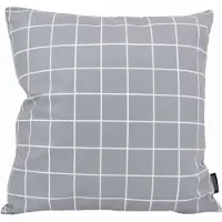 Gek op kussens! Sierkussen vierkantjes /wit | 45 x 45 cm | katoen/polyester