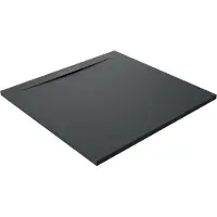 Balmani Luca Varess Fusion douchebak 90 x 90 cm composietmarmer Mat Zwart