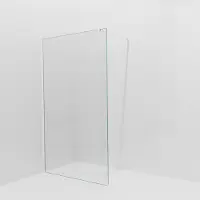 Balmani Modular inloopdouche: 120 x 200 cm, Helder glas met coating, Mat witte profielen