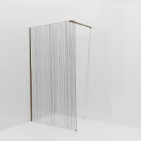 Balmani Modular inloopdouche: 120 x 200 cm, Mikado, Brushed Rosegold profielen