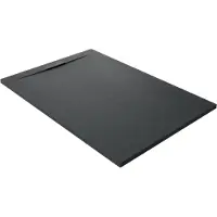 Balmani Luca Varess Fusion douchebak 120 x 80 cm composietmarmer Mat Zwart
