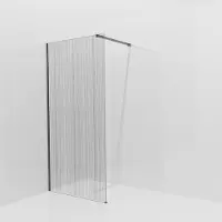 Balmani Modular inloopdouche: 100 x 200 cm, Mikado, Brushed GunMetal profielen