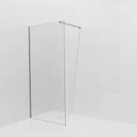 Balmani Modular inloopdouche: 100 x 200 cm, Helder glas, Brushed CoolMetal profielen