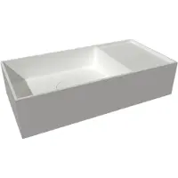 Balmani Loop handenwasser 42 x 21 cm matte Solid Surface