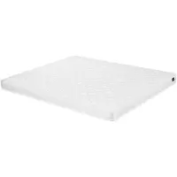 Vente-unique Set 140 x 190 cm bedbodem met opbergruimte, wit + matras van schuim van 15 cm dik - DANAE II van YSMÉE